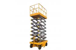 China Hydraulic 500kg Movable Scissor Lift 14m High Aerial Platform supplier