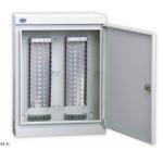 Wall Mount Fiber Box For LSA Module , 100 - 1600 Pair Key Lock Cable Distribution Cabinet for sale