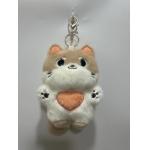 China 100% PP Cotton Filling Raccoon Key Chain With Music Box for sale