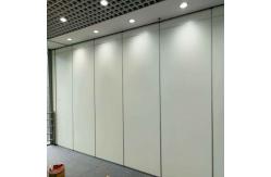 China Acoustic Operable Sliding Foldable Partition Wall Panels MDF Laminate Finish supplier