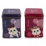 SGS Tea Packaging Tin Box Coffee Bean Powder Cookie tin Cans With 4 Color for sale