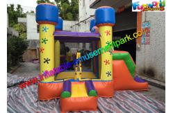 China Mini Inflatable Bouncer House , Kids Inflatable Bouncer With Small Slide supplier