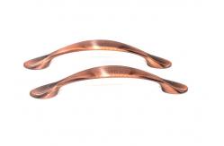 China Bronzed Sandblasting Cabinet Handle Metal Die Casting Luxury Arch Shape supplier