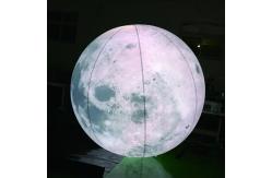 China Giant inflatable balloon flag balloon flying helium inflatable flag balloon with Led Light supplier