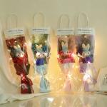 Valentine's Day 520 Bagged Sunflower Starry Sky Doll Bouquet Gift for Boyfriend, Wife, and Best Friend's Birthday for sale