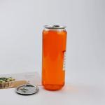 250ml Plastic Drink Packaging Custom Juice PET Soda Beer Pop Can Bottle