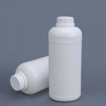 1L White HDPE Plastic Fluorinated Bottle For Pesticide Packing Customized for sale
