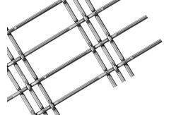 China Custom Facade Flexible Weave Metal Screen With Stainless Steel Flat / Round Wire supplier