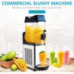 Commercial Automatic Slushi Frozen Drink Machine New Condition With Rotating Tank For Hotels for sale