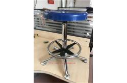 China Steel Back Frame Lab Chairs And Stools , Customized Made Revolving Lab Bench Chairs supplier