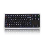 IP65 Black Marine Keyboard Backlit Vandal Resistant  Stainless Steel Rugged for sale