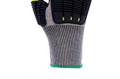 China Washable Nitrile Palm Coated Work Gloves , Touchscreen Cut Resistant Gloves Mechanic supplier