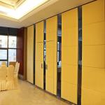 MDF Surface Movable Partition Walls / Sliding Folding Partitions Movable Walls for sale