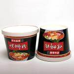 Custom Printed Noodle Paper Cup 32oz Disposable Food Packaging Bowl With Lid for sale