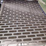 Aluminum Slotted Hole Architectural Perforated Metal Panel For Decorative for sale
