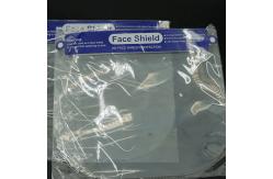 China PET Clear Plastic Protective Face Shield Anti Splash for Prevent Infection supplier
