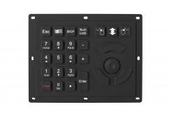 China 22 Keys Ruggedized Keyboard PS2  Silicone Rubber Keyboard With Hula Point supplier