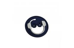 China Silicone Labels Customized 3D Rubber Patches Heat Transfer Washable For Garment supplier