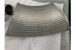 China Triangle Wedge Wire Centrifuge Partitioning Basket Customized for 500mm Length supplier