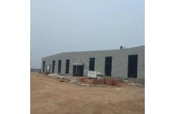 China Sturdy Steel Frame Buildings Construction Customized For Metallic Warehouse supplier