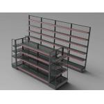 Custom Height Supermarket Display Racks Double Sides Department Store Snacks Wire Net Decking for sale