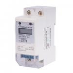 DDS155 Single Phase DIN Rail Electric Meter with RS485 Interface for sale