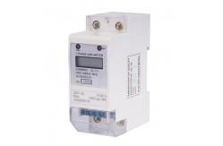 China DDS155 Single Phase DIN Rail Electric Meter with RS485 Interface supplier