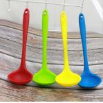 Small 21cm Silicone Mini Spoon Children's Cutlery Kitchen Tools Cooking Spoon for sale
