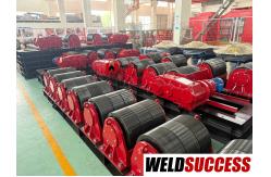 China 200 Ton Conventional Welding Rotator Heavy Duty With Pu Wheels supplier