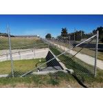 ISO9001 9 Gauge Cyclone Wire Diamond Chain Link Fence for sale
