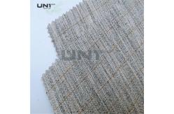 China Canvas Woven Wool Hair Interlining For Uniform Suit Overcoat supplier