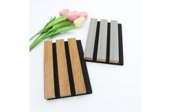 China PET WPC Acoustic Wall Panels Board With Flame Retardant Insulation supplier