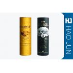 Luxury Personalized Wine Gift Box / Cylinder Wine Bottle Packaging for sale