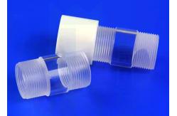 China Customized Laboratory Reagent Bottle Transparent With Screw 1750℃ Melt Point supplier
