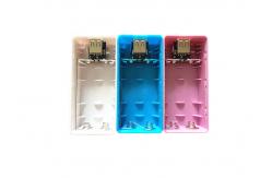 China Digital Display 2*18650 Battery Power Bank Kit With Two 5V USB Outputs supplier