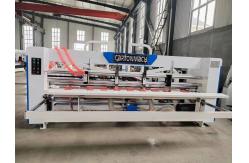 China Stitching Folding And Gluing Corrugated Carton Box Machine Adjustable Speed supplier