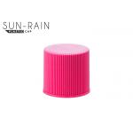 Ribbed aluminum plastic top bottle cap OEM design 24mm 28mm SR-209C