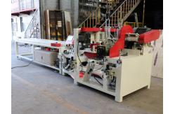 China Automatic Foot Block Machine, Foot Pier Machine, Wooden Pallet Block Nailing Machine supplier