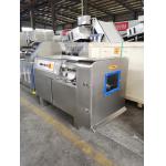 Stainless steel Meat Cube Cutting Machine / Frozen Meat Dicer Machine 700kg/H for sale