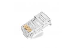 China Unshielded Cat5e Rj45 Utp Connector 15u 30u 50u 8p8c Modular Plug supplier