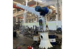 China Offshore 8T Electrical 15M Deck Fixed Boom Crane supplier