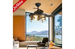 China 42 inches Invisible Blade Ceiling Fan  Farmhouse Style With Light supplier