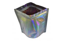 China ODM Holographic Stand Up Pouch Biodegradable Aluminium Foil Pouch GMP supplier