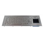 IP65 Stainless Braille Kiosk waterproof keyboard with touchpad , 68 Keys for sale