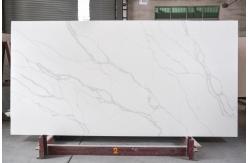 China Engineered White Calacatta Engineered Quartz Kitchen Worktop NSF Certification supplier