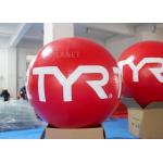 Flexible Sphere Inflatable Marker Buoy Logo Printing For Holiday Event