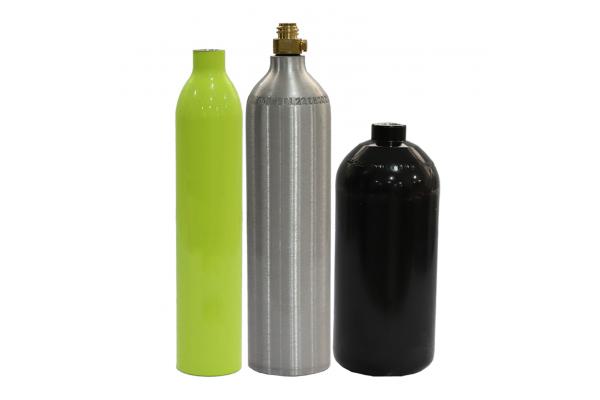 ISO7866 AA7060 Aluminum Oxygen Cylinders 140mm 5L Durable