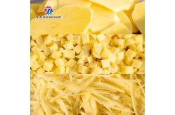 China 304 Stainless Steel Vegetable Processing Machine Double Head Cabbage Dicing Equipment supplier