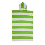 Customized Striped Microfibre Hooded Beach Towel Poncho For Kids for sale