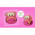 Large 3D Cartoon Monkey Preschool Toddler Backpack Breathable